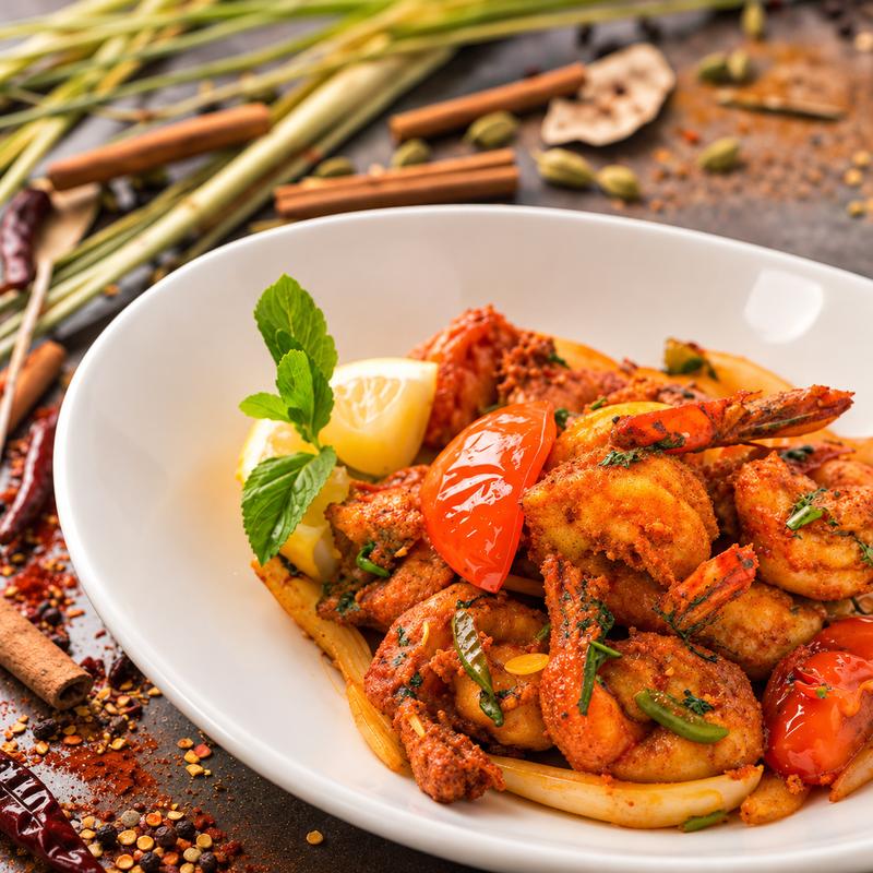 Shrimp Kebat** photo