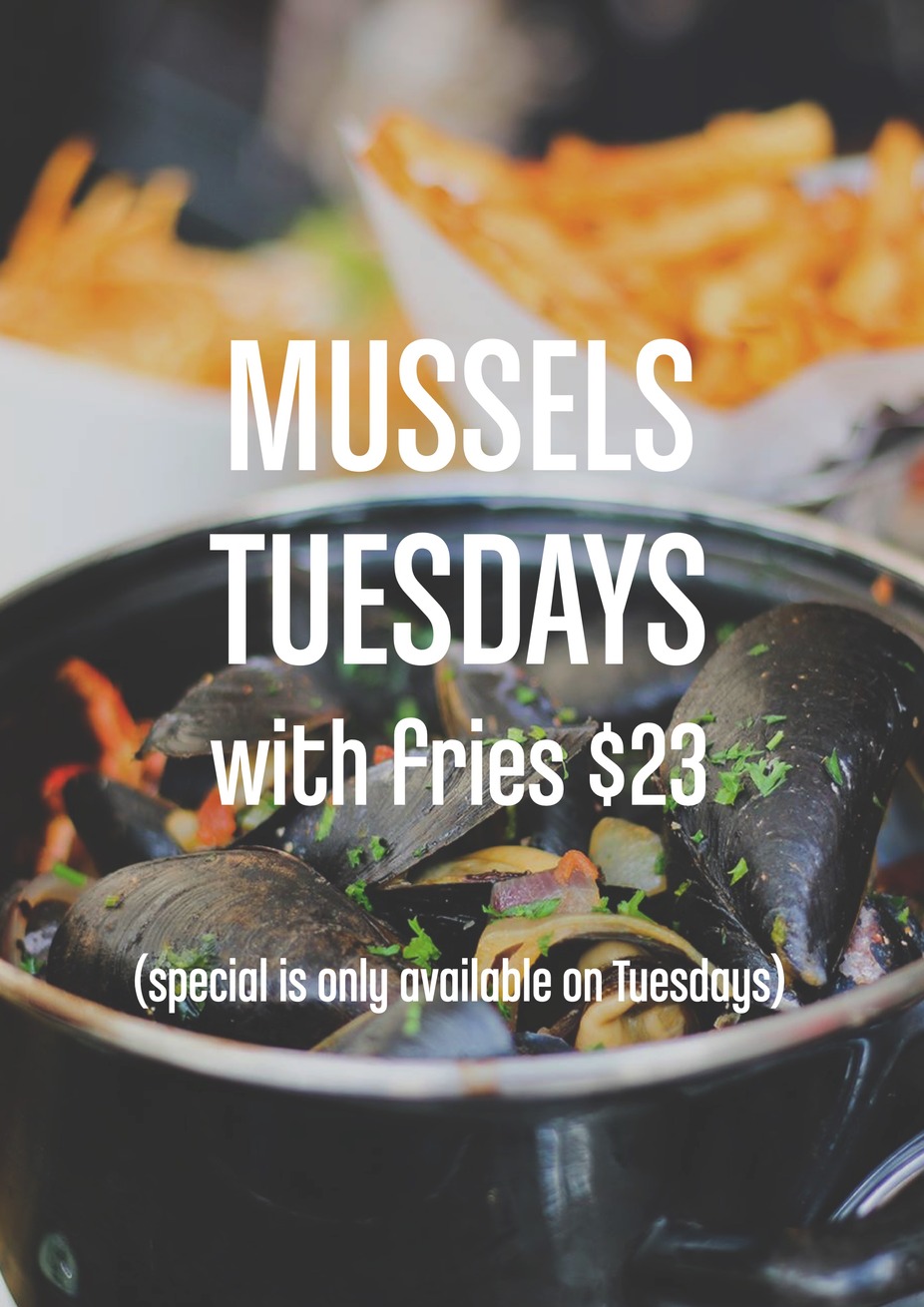 Mussels Tuesdays! event photo