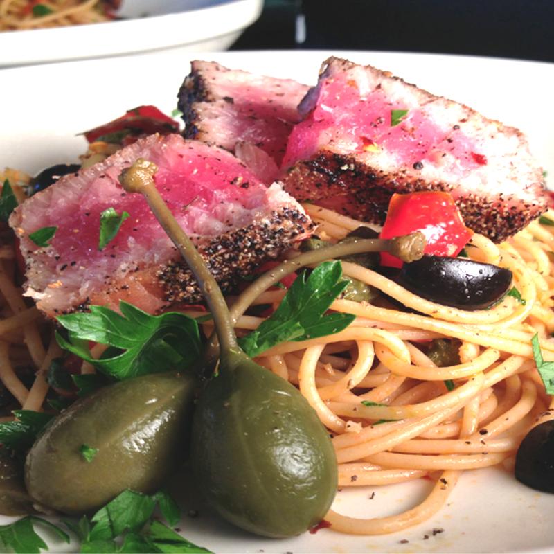 menu item 42 of 51, Linguini con Tuna E Olives