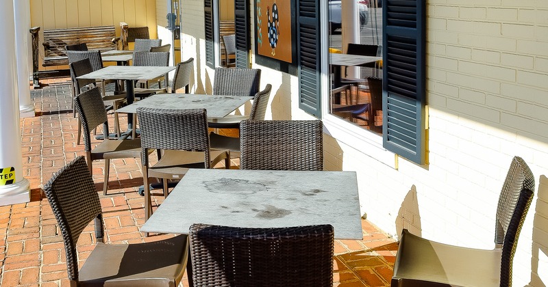 Outdoor seating area