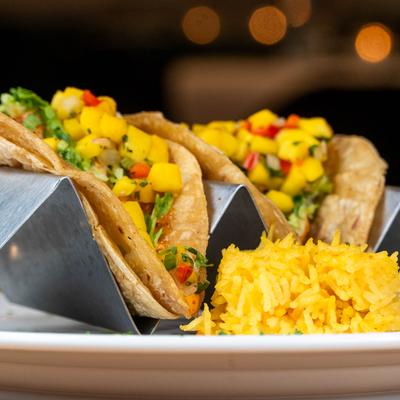 Island Tacos, side view.