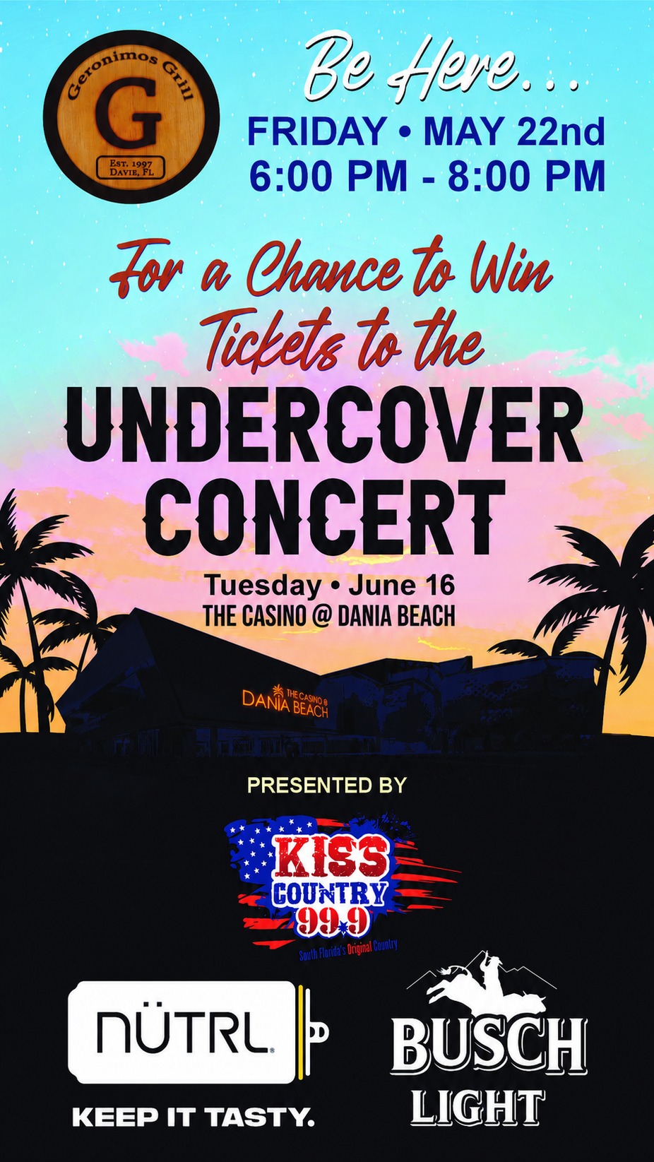 Undercover Concert Ticket Giveaway! event photo