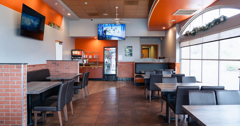 Interior, dining area