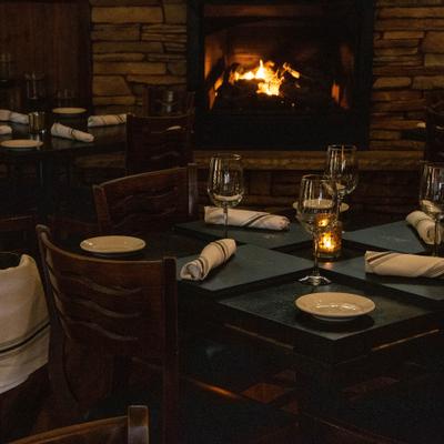 Dining tables ready for guests