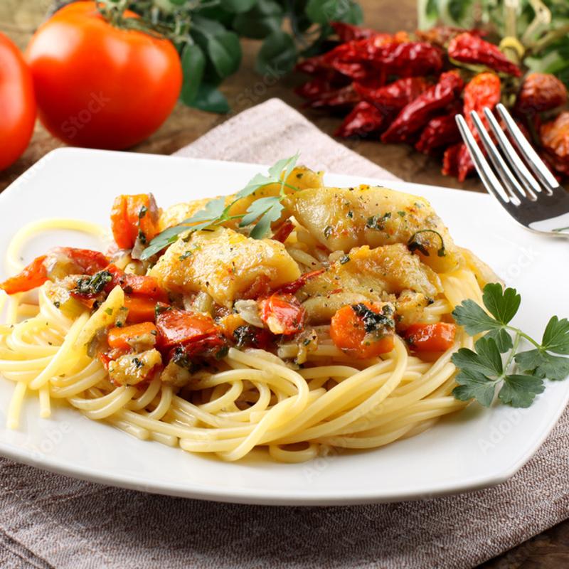 Grouper & pasta photo