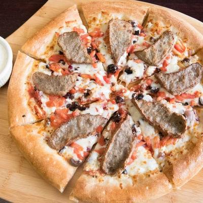 Greek special pizza.
