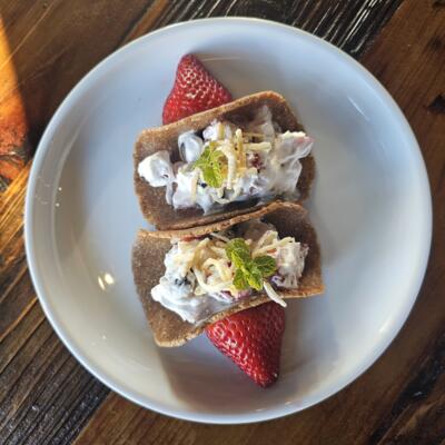 First Place Winner for Vegan Challenge - Desert Tacos.