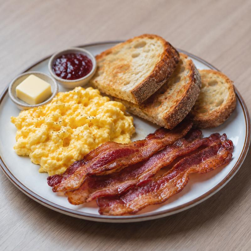 menu item 104 of 131, AMERICAN BREAKFAST