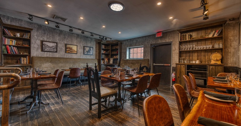 Interior, dining area