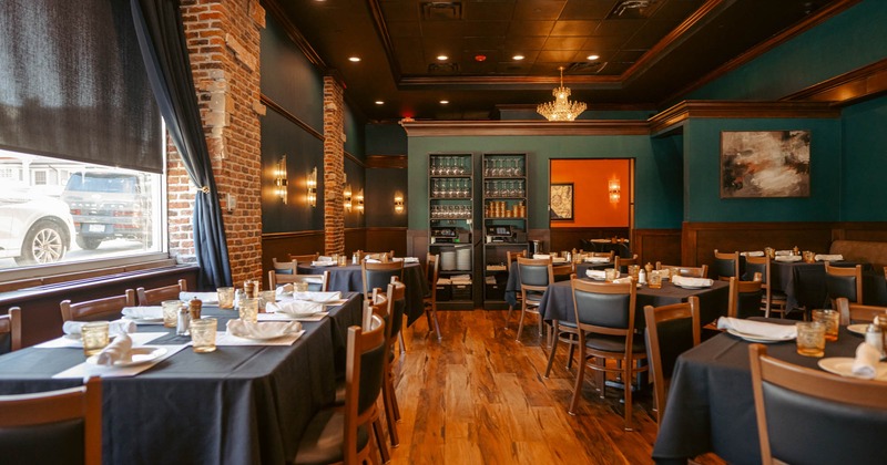 Interior, dining area
