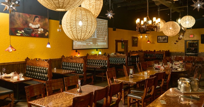 Diner area, booths, tables,chairs