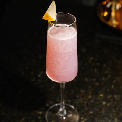Pink cocktail.