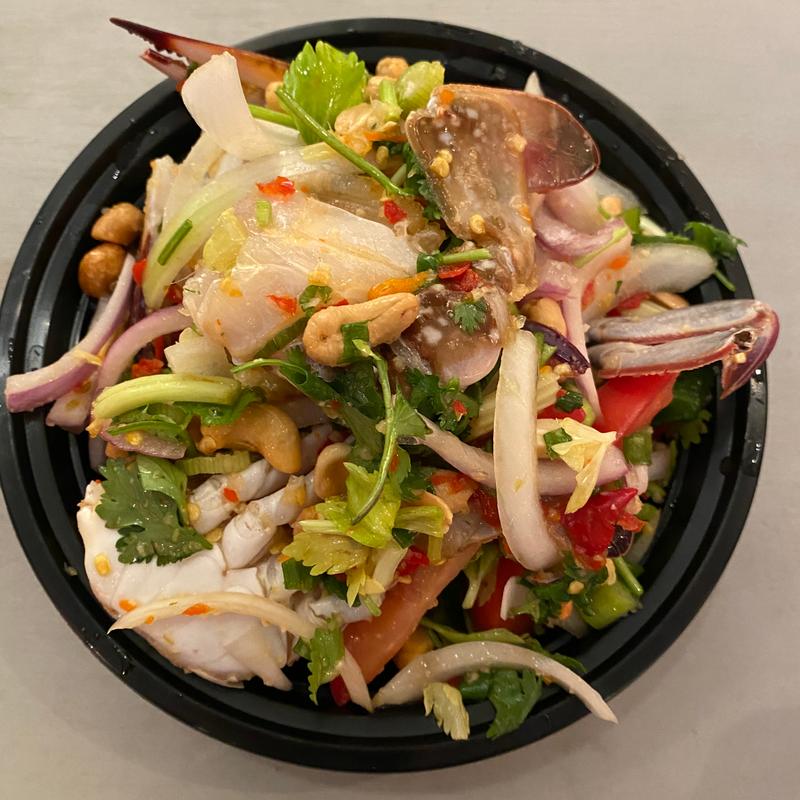 menu item 54 of 112, Spicy Blue Crab Salad (Raw)