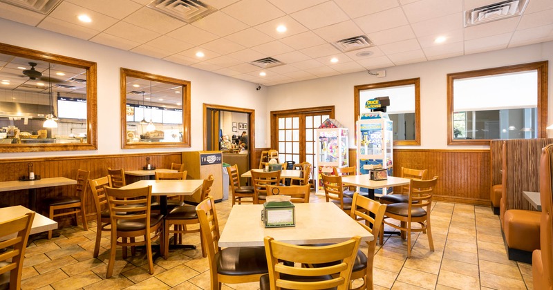 Interior, dining area