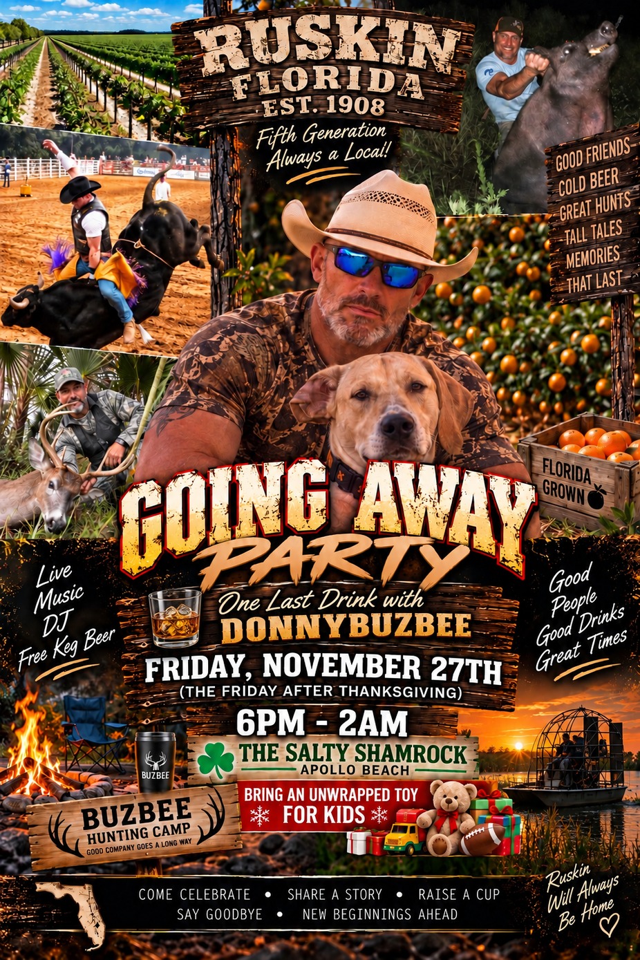 DONNY BUZBEE’S GOING AWAY PARTY event photo
