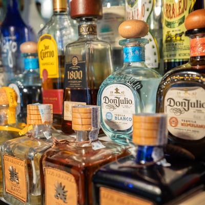 Strong drink bottles.