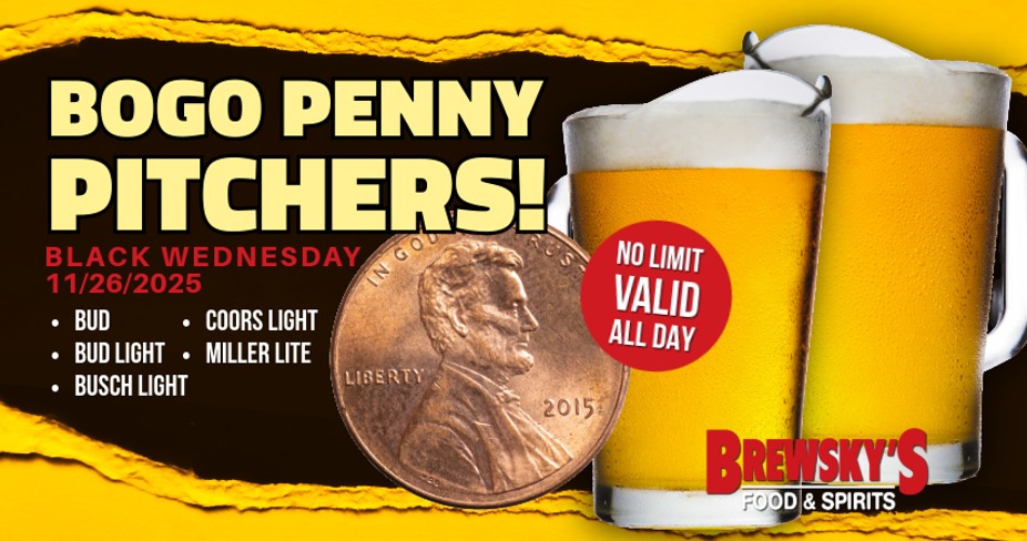 Thanksgiving Eve PENNY PITCHERS! event photo