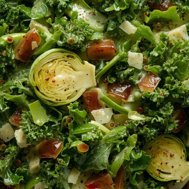 Brussel Sprout & Kale Salad photo