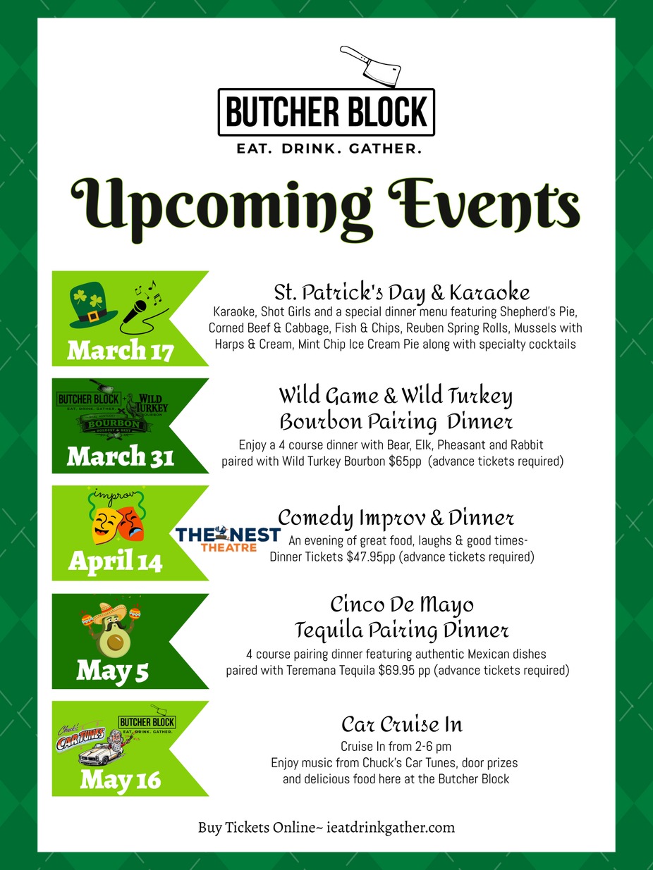 Our Spring Event Lineup Is Here – Reserve Your Seats Now event photo