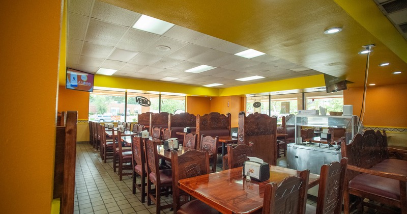 Interior, seating space