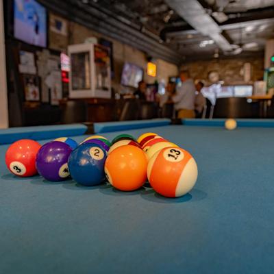 Pool balls.