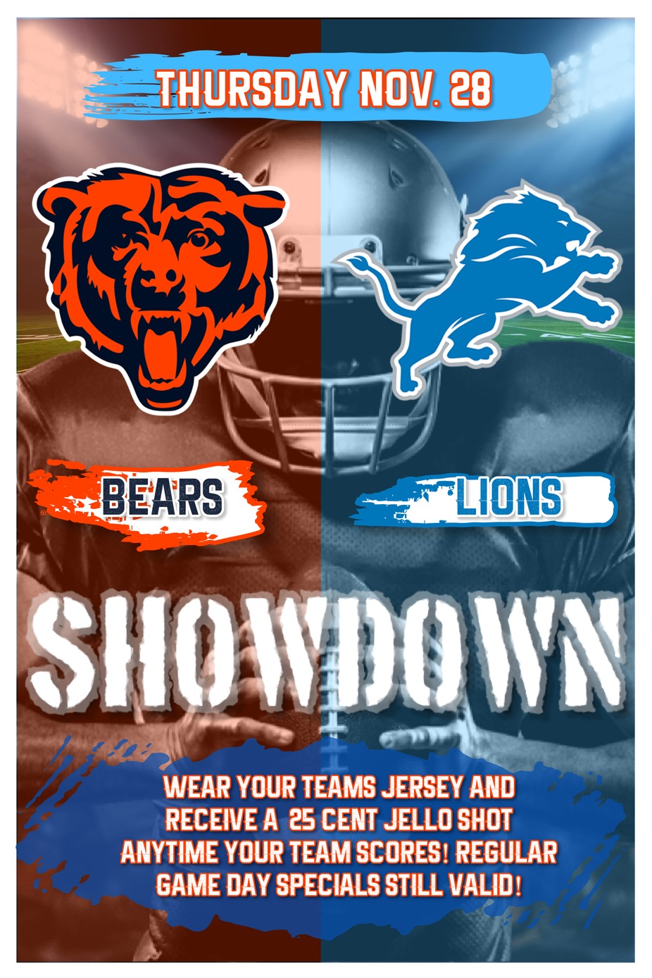 Bears VS Lions Showdown event photo