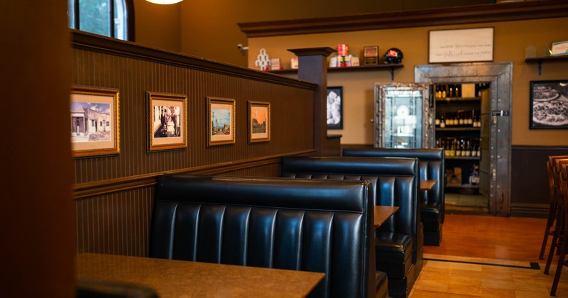 Interior seating area