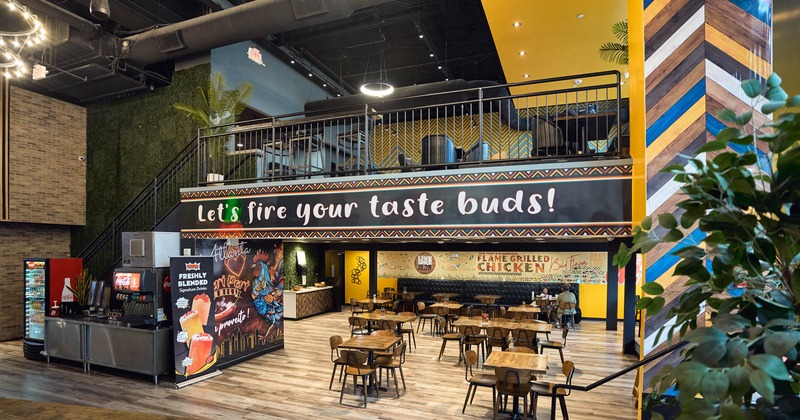 Restaurant dining area