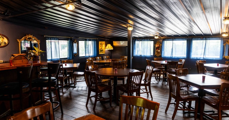 Interior, dining area