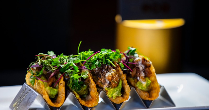 Mini taco appetizers for private parties