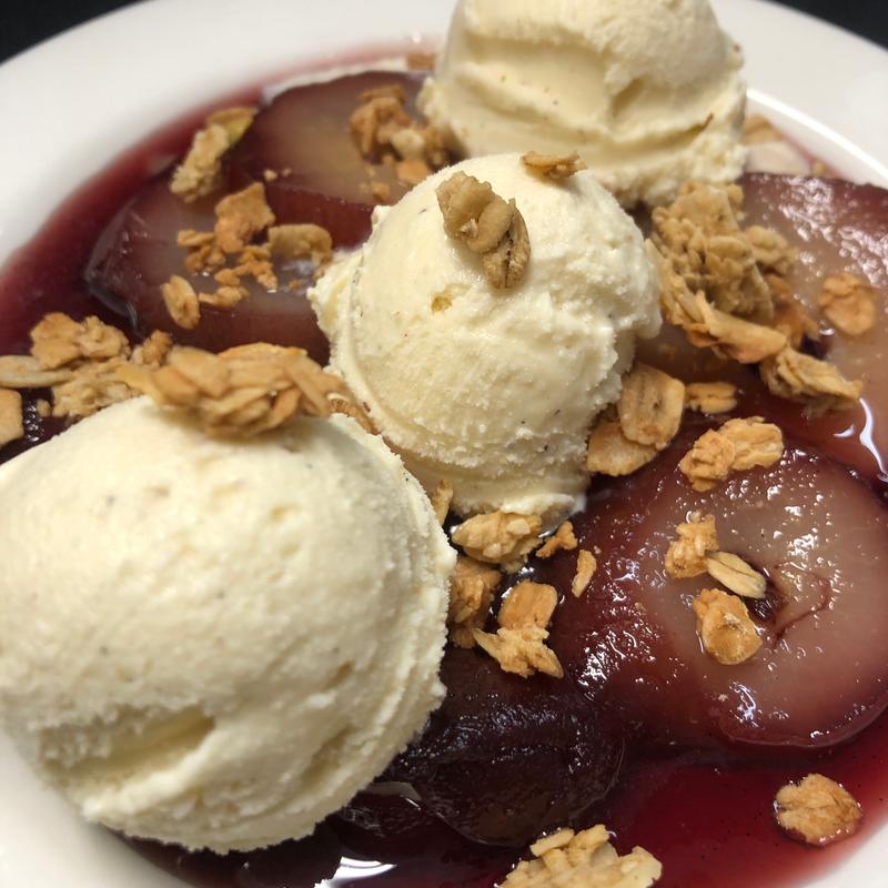 Wine Poached Pear photo