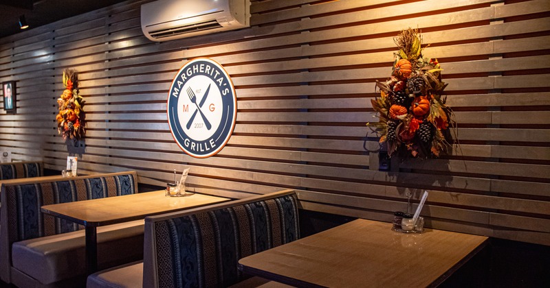 Seating booths and tables