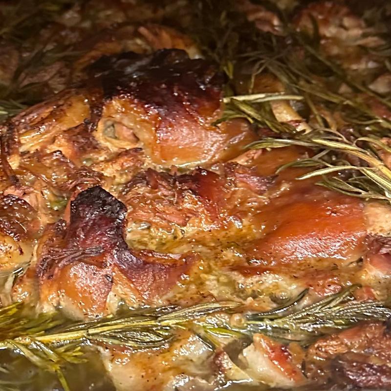1/2 Tray Lechon / Roasted Garlic Rosemary Pork photo