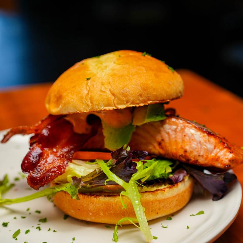 menu item 12 of 25, Salmon A-BLT