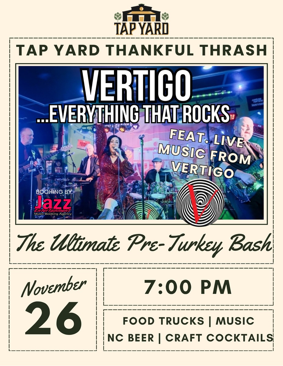 Thankful Thrash: The Ultimate Pre-Turkey Bash feat. Vertigo event photo