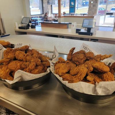 Fried chicken meals.
