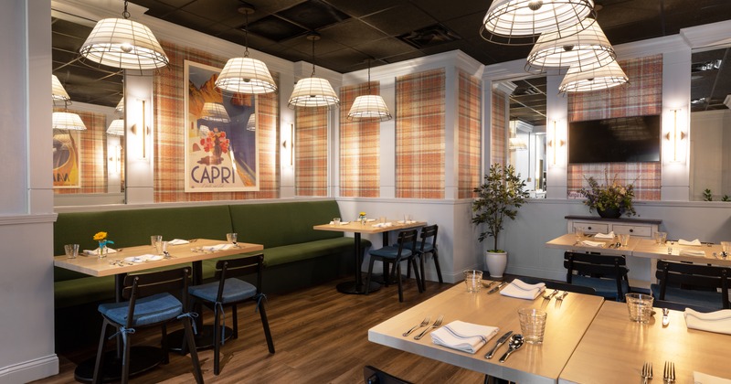 Interior, dining area