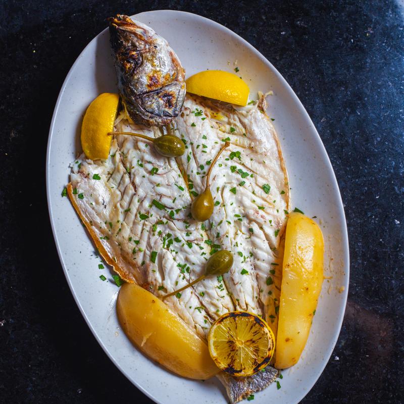 Grilled Lavraki (Branzino) from Greece photo