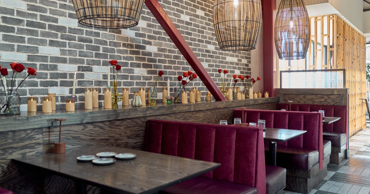 Interior, dining area