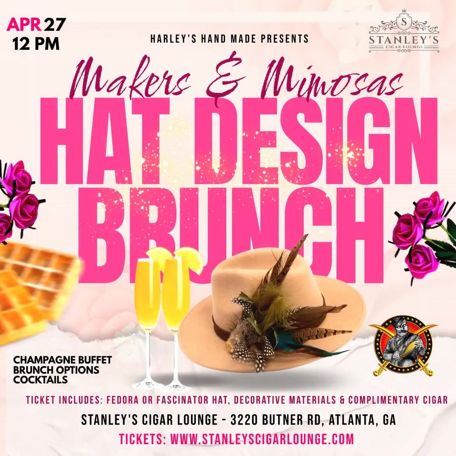 Makers & Mimosas Hat Design Brunch event photo
