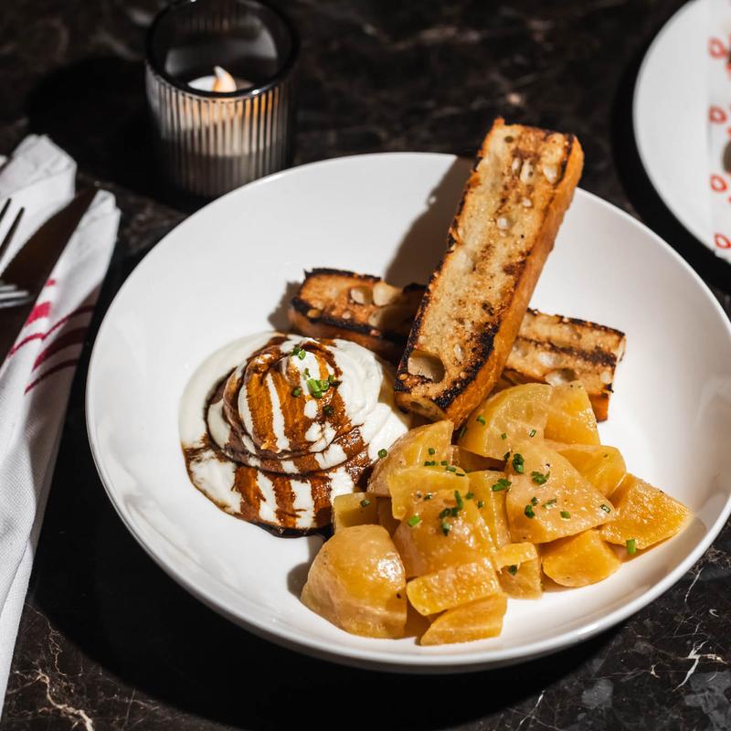 menu item 1 of 6, POTATO CROQUETTE