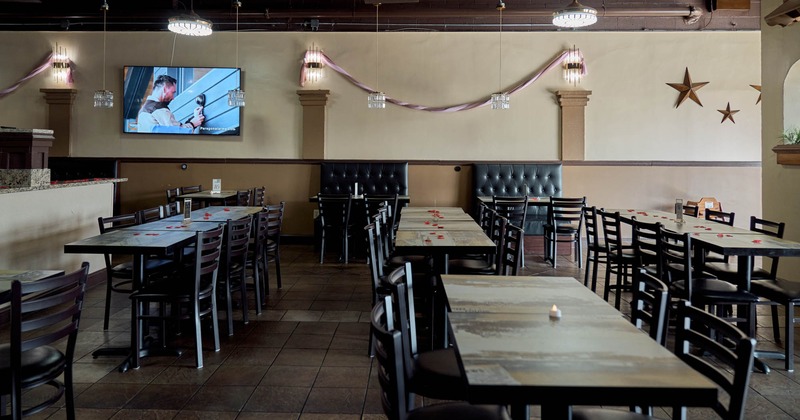 Interior, dining area