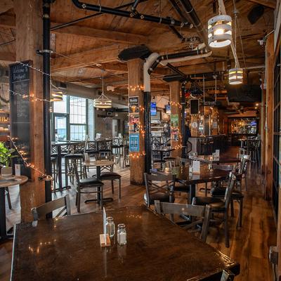 Interior, dining area.