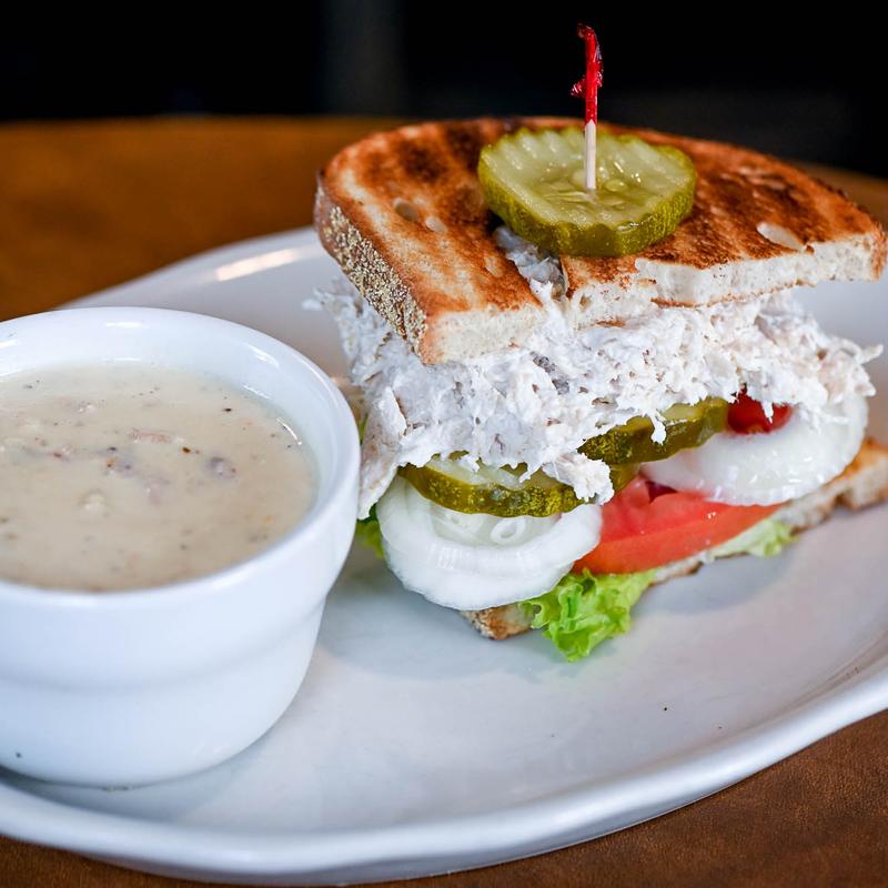 Soup and Half Sandwich photo