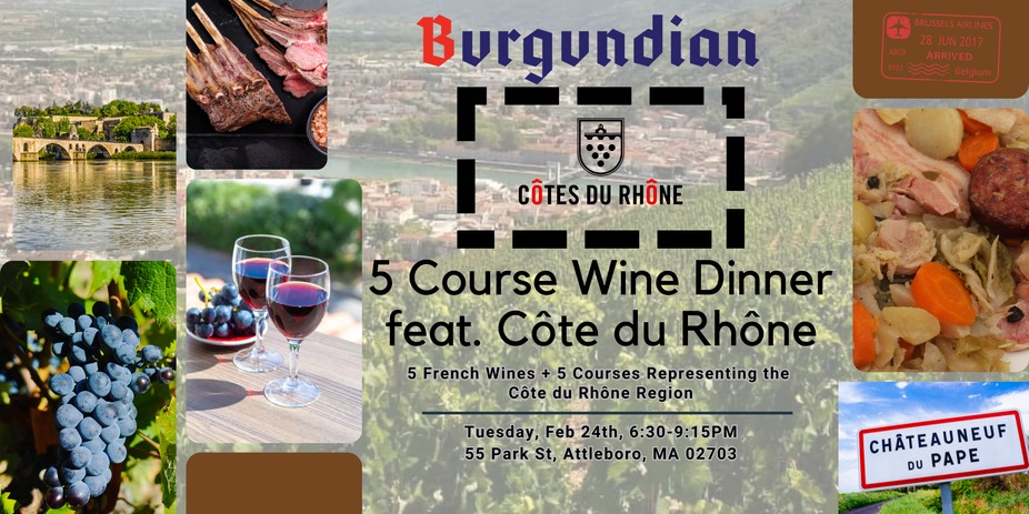 5 Course Cote du Rhode Wine Dinner event photo