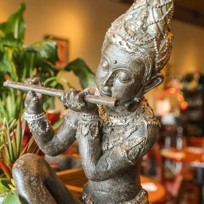 A decorative figurine.