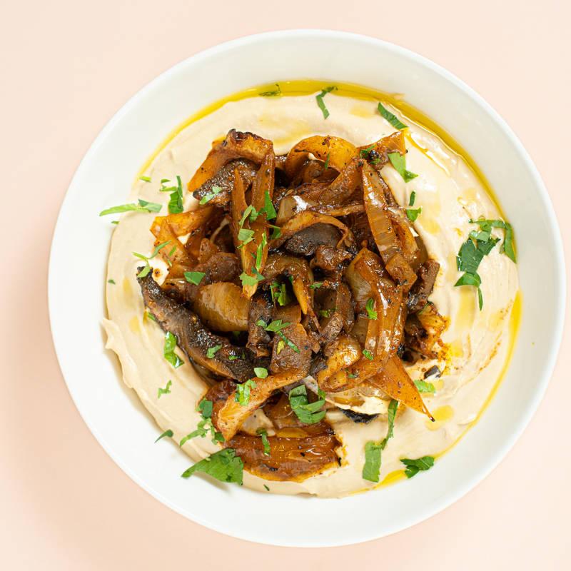 Hummus & Mushroom Shawarma photo