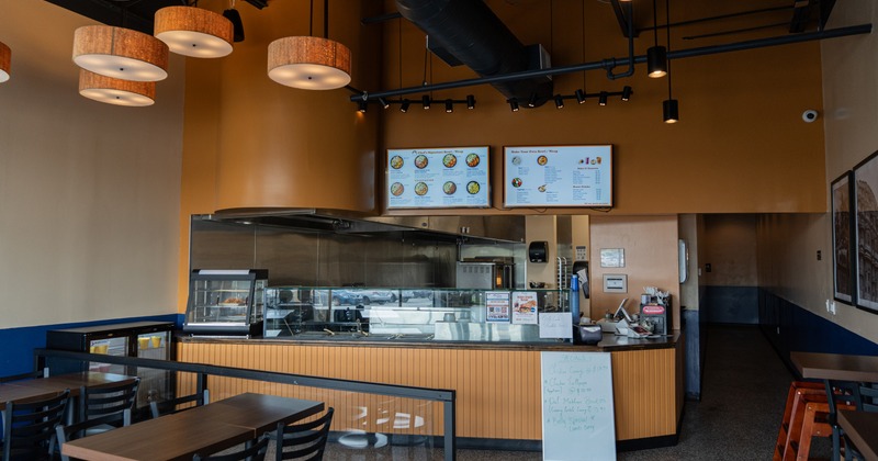 Interior, dining area