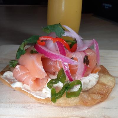 Chef's Special Salmon Tacos.