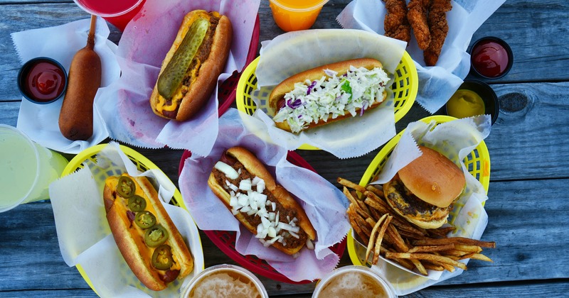 Various food on the table